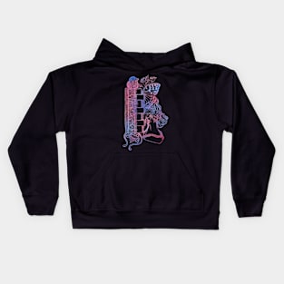 Kelvingrove Mix // Pink and Blue Kids Hoodie